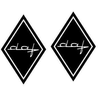 Stickers Losanges DAF italique
