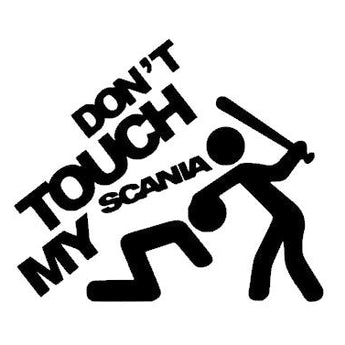 Stickers SCANIA dont'touch