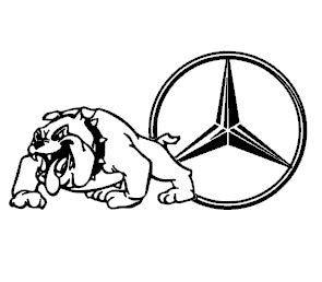 Stickers MERCEDES Bull dog D