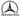 Stickers MERCEDES logo demi