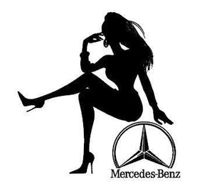 Stickers MERCEDES pin up 1