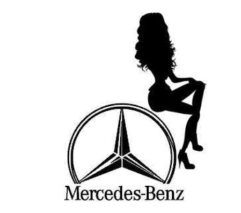 Stickers MERCEDES pin up 4