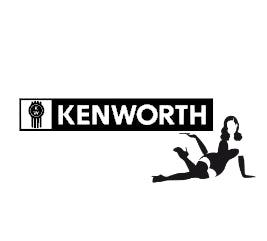 Stickers KENWORTH pin up bis