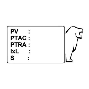 Stickers Plaque de tare MAN
