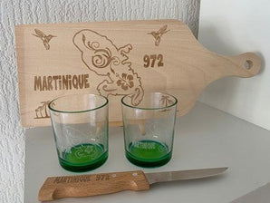 Planche a découper KIT apéritif 972 La Martinique