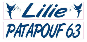 Plaque non lumineuse PATAPOUF