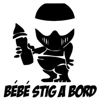 Stickers bébé à bord STIG