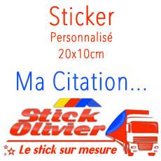 Sticker prénom taille 10 x 20 cm