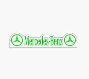 Tableau LED plaque routier MERCEDES bis