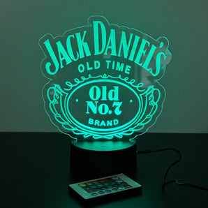 Socle lumineux jack daniel s