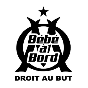 Stickers Bébé à bord OM