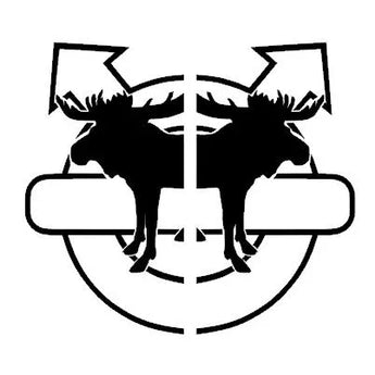 Demi logo décors de fenêtre élan