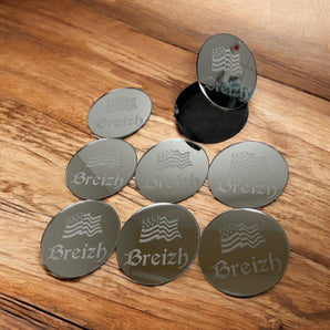 Dessous de Verre BRETAGNE Accessoire Celtique – Idée Cadeau Breizh