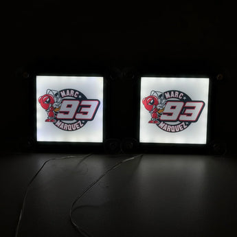 Enseigne Lumineuse Coin de Pare-Brise Marc Márquez  Camion Chauffeur Routier