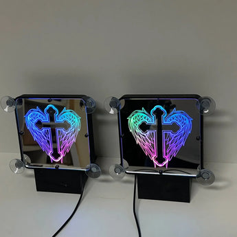 Enseigne lumineuse pare brise camion les ailes d ange 