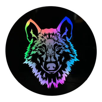 Fond de Cabine Loup  Plaque Lumineuse LED RGBW  Ambiance Musicale  Stick Olivier