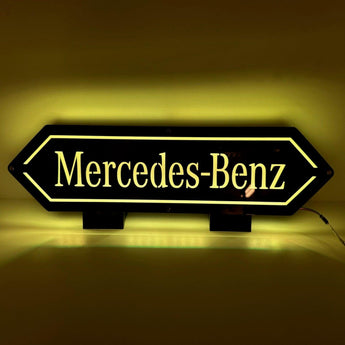 Fond de cabine  MERCEDES  Enseigne lumineuse LED personnalisée