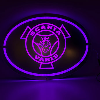 Fond de cabine camion LUMINEUX ovale SCANIA pédalier - Stick Olivier