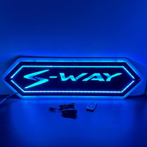 Fond de cabine décoration camion IVECO S-WAY  Enseigne lumineuse personnalisée