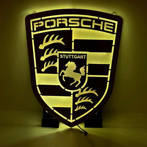 Fond de cabine lumineux PORSCHE – Élégance sportive pour camion | Stick Olivier - Stick Olivier