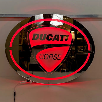 Fond de cabine miroir LUMINEUX DUCATI