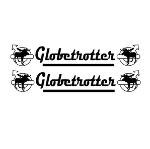 Stickers Globetrotter double logo