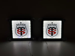 Enseigne lumineuse pare brise camion Stade Toulousain