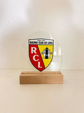 Lampe LED 3D RC Lens Personnalisée – Veilleuse Lumineuse Supporter Football