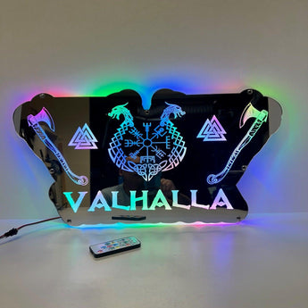 Décoration cabine camion Viking Valhalla en miroir - Stick Olivier