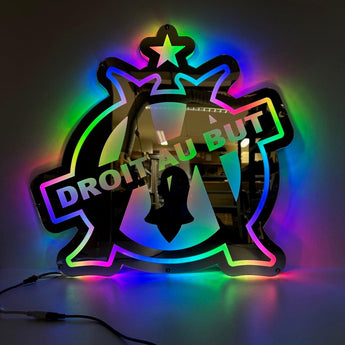 Fond de cabine miroir OM – Plaque lumineuse camion - Stick Olivier