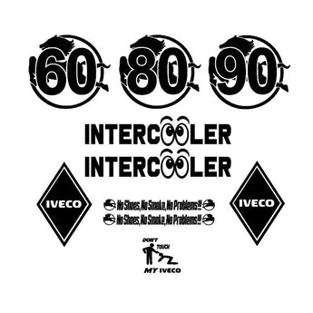 Kit de Stickers Iveco Décoration Camion Chauffeur Routier