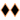 Stickers Losange Bi-color