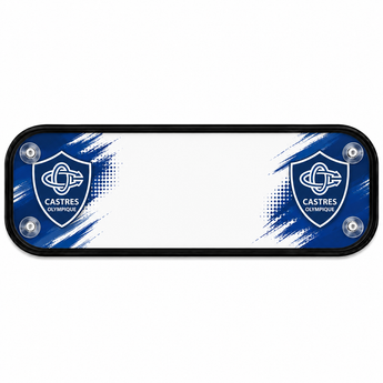 Plaque Lumineuse Prénom Thème Castres Olympique pour Camion Chauffeur Routier