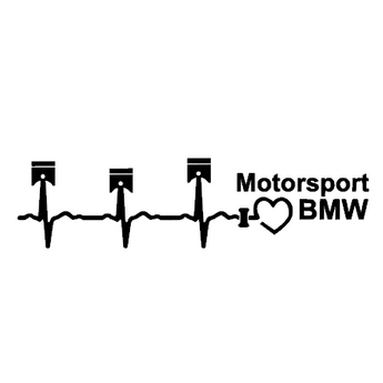 Sticker BMW ligne de vie piston