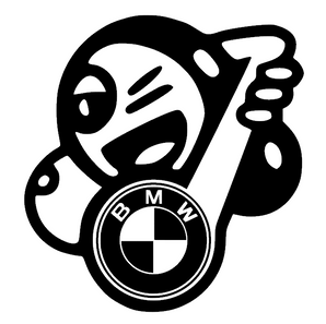 Sticker Bmw sexy et comique