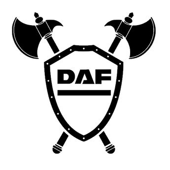 Sticker DAF blason