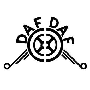 Sticker DAF demi logo