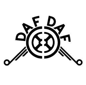 Sticker DAF demi logo