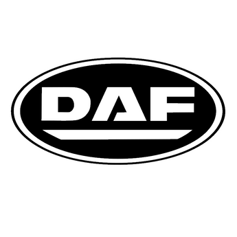 Sticker DAF ovale