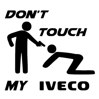 Sticker IVECO don t touch