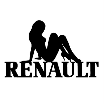 Sticker PIN UP RENAULT  bis