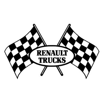 Sticker RENAULT drapeau