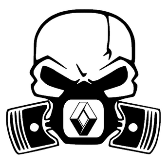 Sticker RENAULT masque