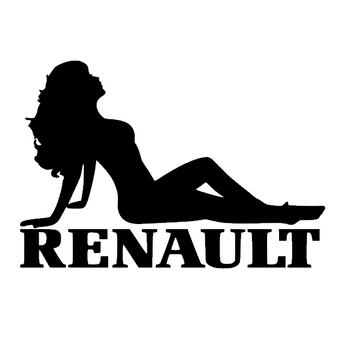 Sticker RENAULT pin up