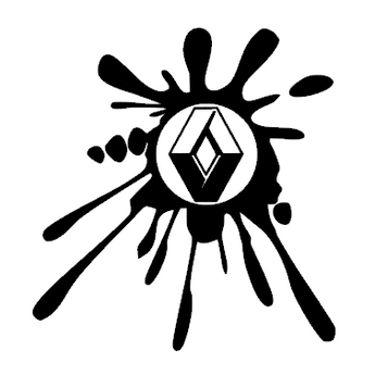 Sticker RENAULT tache peinture
