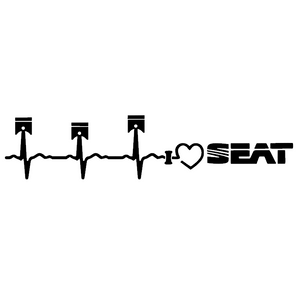 Sticker Seat ligne de vie piston