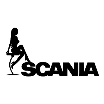 Sticker camion SCANIA – Autocollant pin-up décoratif et personnalisé