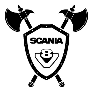 Sticker camion SCANIA – Blason, autocollant décoratif