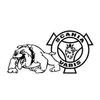 Sticker camion SCANIA – Bull Dog D, autocollant décoratif