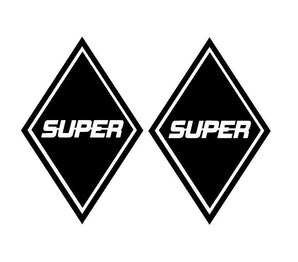 Sticker camion SCANIA – Losanges SUPER bis, autocollant décoratif
